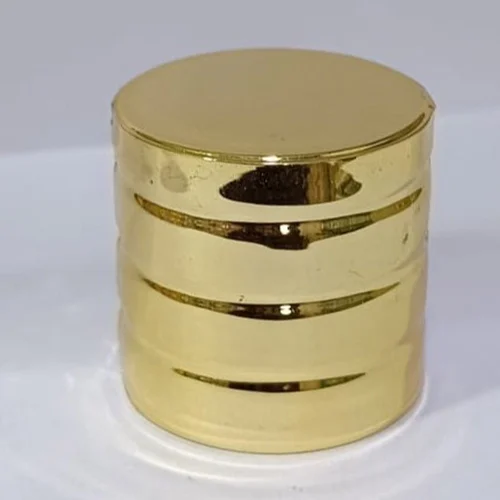 Plastic Golden Glossy Bottle Cap